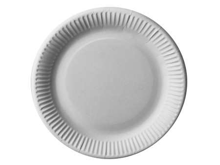 PAPSTAR Assiette en carton 'pure', rond, 230 mm, blanc