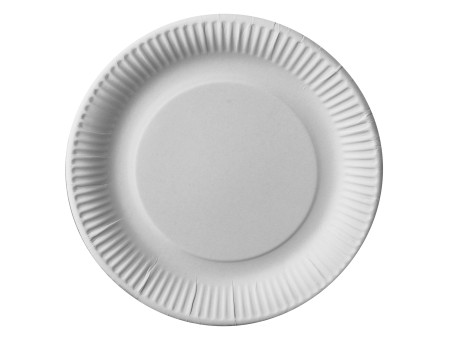 PAPSTAR Assiette en carton 'pure', rond, 230 mm, blanc