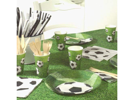 PAPSTAR Serviettes à motif 'Football', 330 x 330 mm