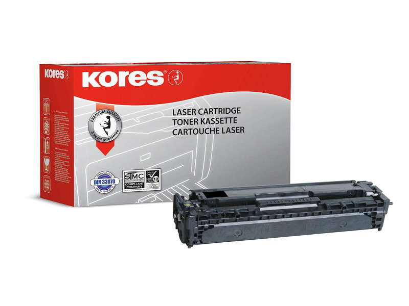 Kores Toner G1216RBS remplace hp CB540A/Canon 716BK, noir
