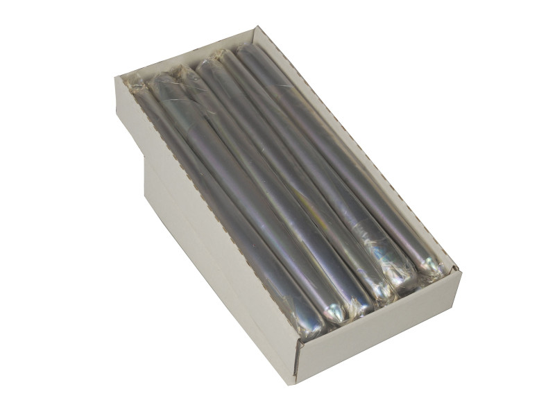 STARPAK Bougie de chandelier, 22 mm, argent