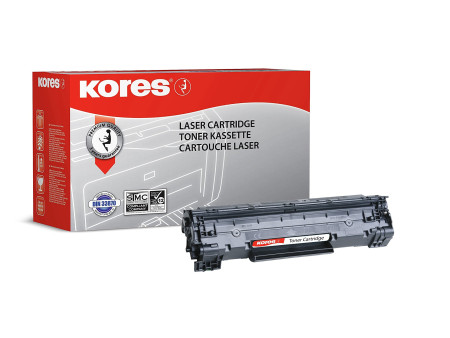 Kores Toner G1211RB remplace hp CB436A, noir
