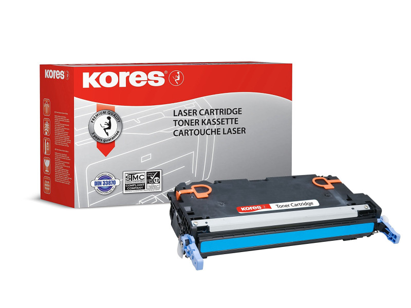 Kores Toner G1205RBB remplace hp Q7581A/Canon 711C, cyan