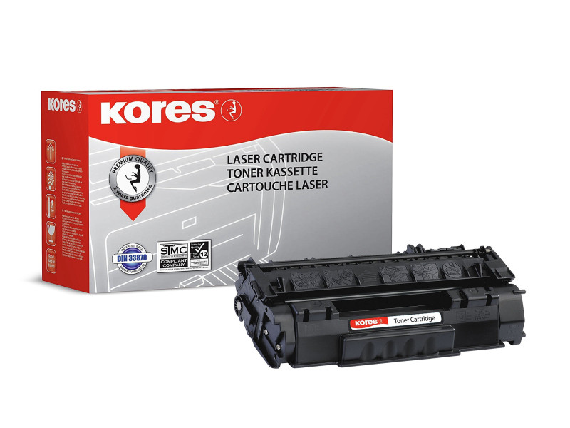 Kores Toner G1128RB remplace hp Q5949A/Canon 708, noir