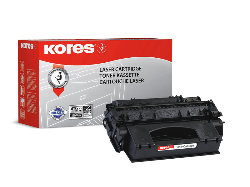 Kores Toner G1128HCRB remplace hpQ5949X/Canon 708H, HC, noir