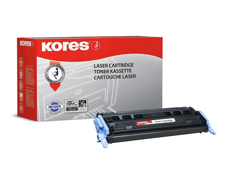 Kores Toner G1203RBS remplace hp Q6000A/Canon 707BK, noir