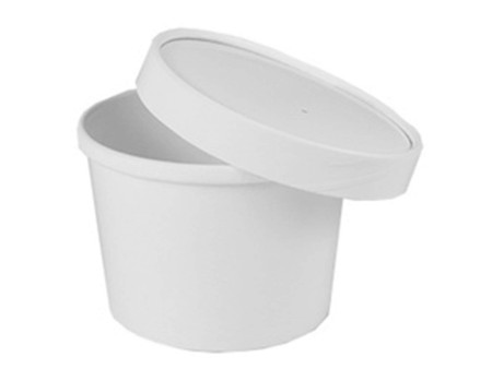 STARPAK Bol à soupe rond 'To Go', 500 ml, blanc