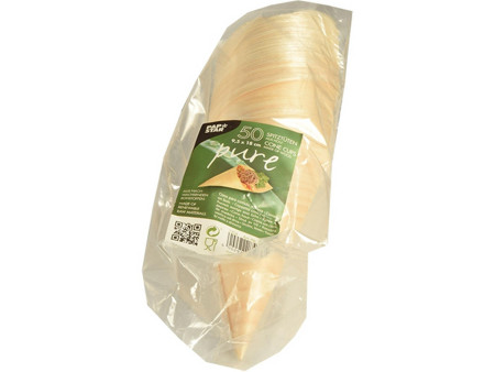 PAPSTAR Cornet fingerfood 'pure', diamètre: 95 mm