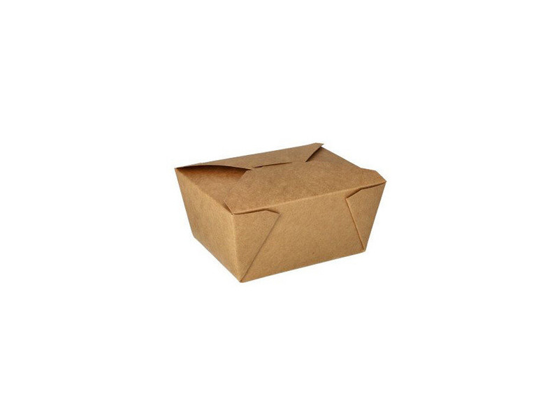 PAPSTAR Boîte repas 'pure', 750 ml, brun