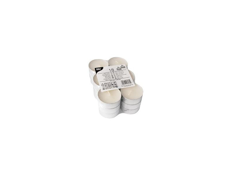 STARPAK Bougie chauffe-plat Maxi, diamètre: 57 mm, blanc