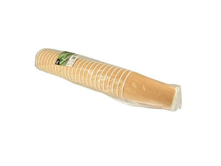 PAPSTAR Gobelet en carton 'pure' Ripple Wall, 0,4 l, beige