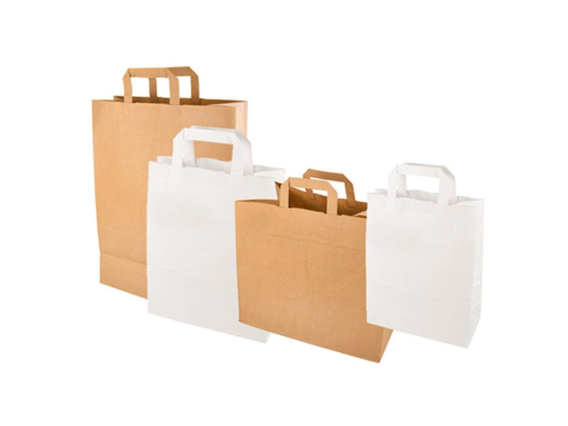 PAPSTAR Sac en papier, 320 x 170 x 440 mm, blanc