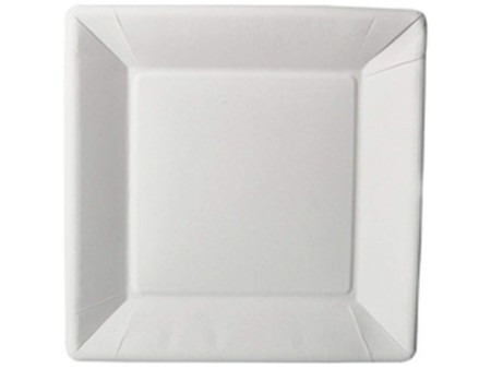 PAPSTAR Assiette en carton 'pure' carré, 225 x 225 x 18 mm