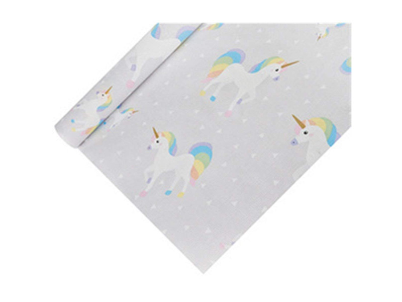 PAPSTAR Nappe à motif 'licorne', laqué, en papier