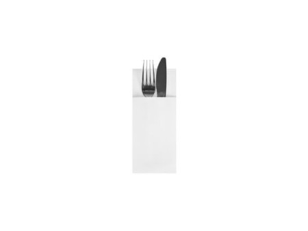 STARPAK Serviette pochette, pliage 1/8, par 480, blanc