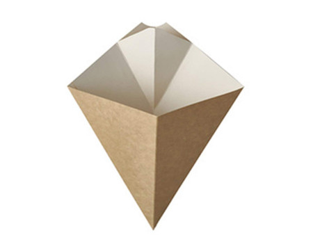PAPSTAR Cornet à frites 'pure', dimensions: 165 x 195 mm