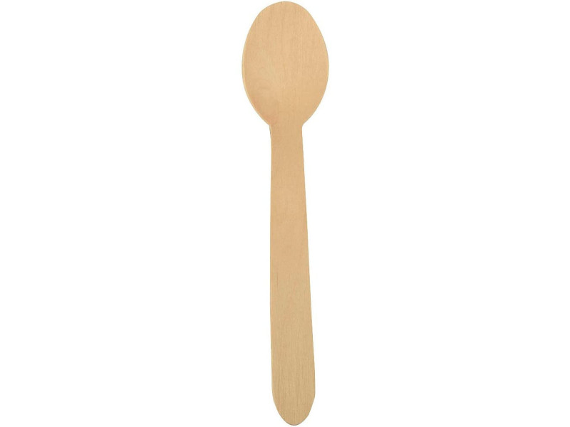 PAPSTAR Cuillère en bois 'pure', longueur: 157 mm, par 500
