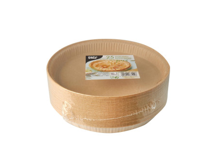 PAPSTAR Moule 'pure', rond, 835 ml, brun