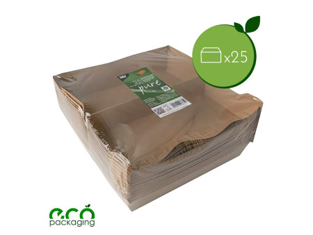 PAPSTAR Boîte à baguette 'pure', dimensions: 220x105x75 mm