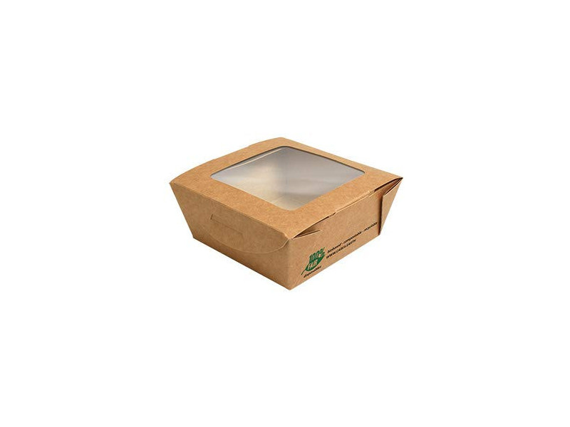 PAPSTAR Boîte à épicerie fine 'pure', carré, 650 ml