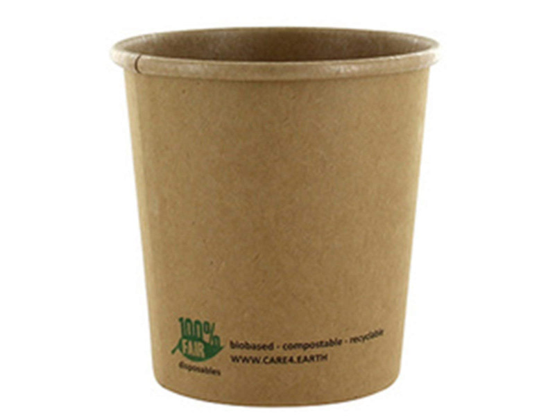 PAPSTAR Couvercle pour gobelet à soupe 'pure', rond, brun