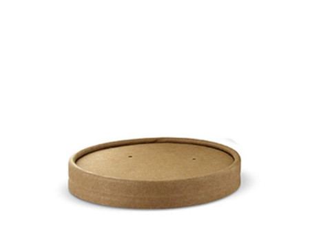 PAPSTAR Couvercle pour gobelet à soupe 'pure', rond, brun