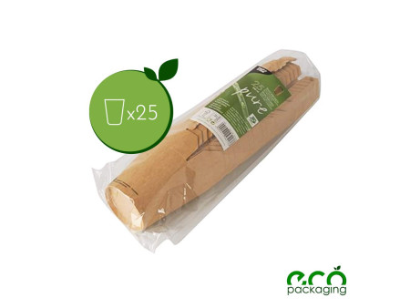 PAPSTAR Boîte à snack 'pure', carré, 230 ml, brun