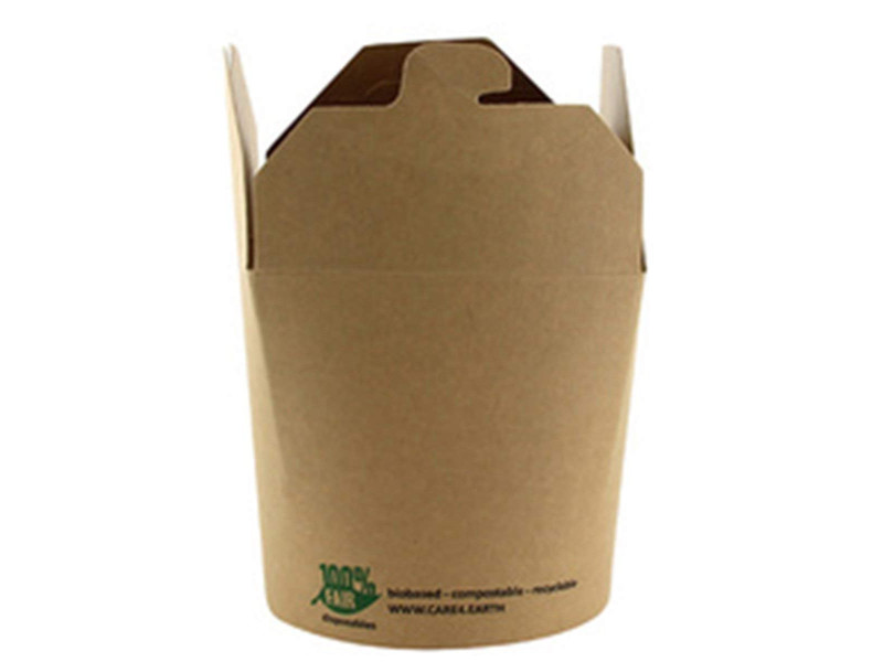 PAPSTAR Boîte à snack 'pure', carré, 760 ml, brun