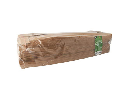 STARPAK Sachet à pain 'pure', 580 x 120 x 50 mm, marron