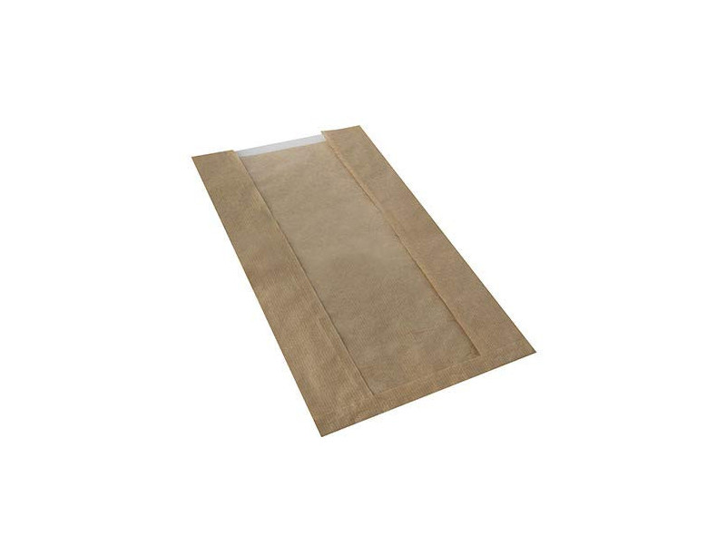 STARPAK Sachet à pain 'pure', 380 x 200 x 90 mm, marron