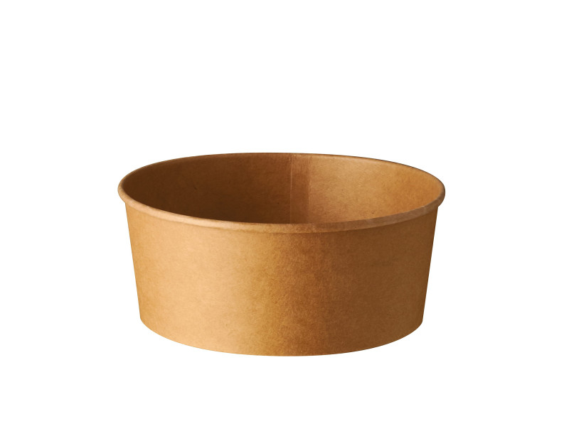 PAPSTAR Bol à salade 'pure', rond, 750 ml, brun