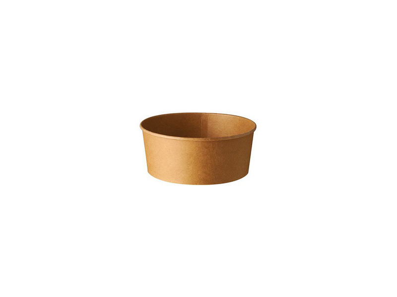 PAPSTAR Bol à salade 'pure', rond, 1000 ml, brun