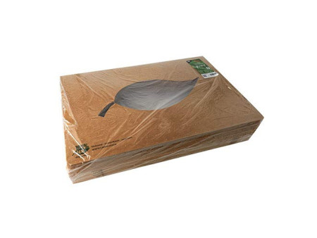 PAPSTAR Boîte de traiteur 'pure', 557 x 376 x 80 mm, marron
