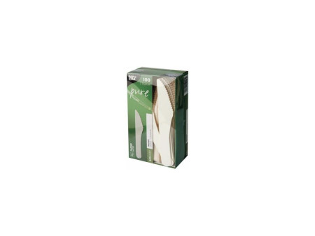 PAPSTAR Couteau en papier 'pure', longueur: 158 mm, blanc