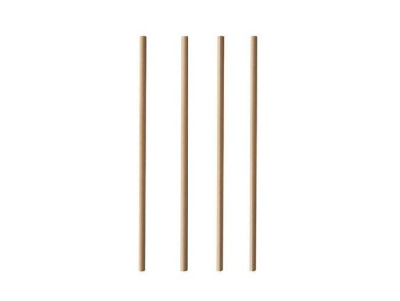 PAPSTAR Paille en papier 'pure', 200 mm, brun