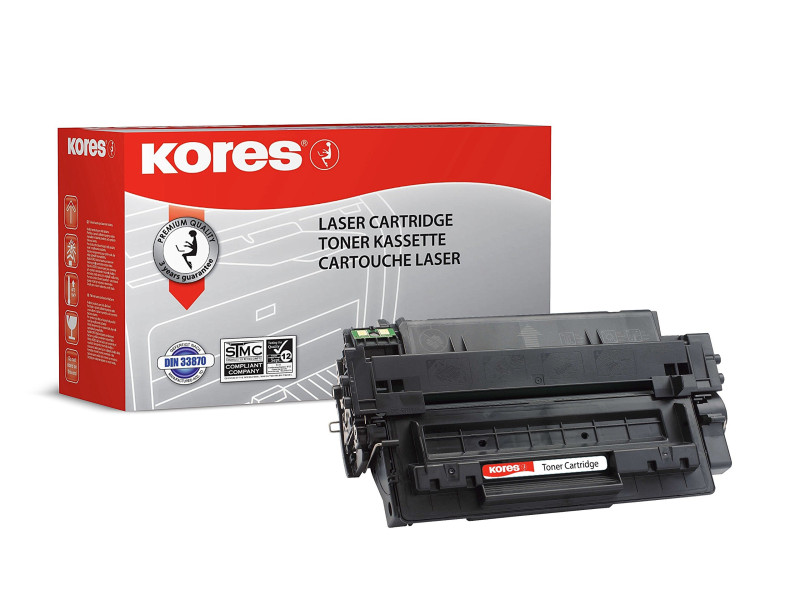 Kores Toner G1222RB remplace hp CE255A/Canon 724, noir