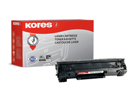 Kores Toner G1229RB remplace hp CE285A/Canon 725, noir