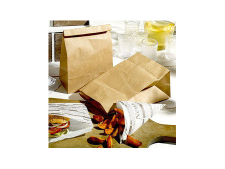PAPSTAR Sac en papier à fond plat, 360 x 220 x 110 mm