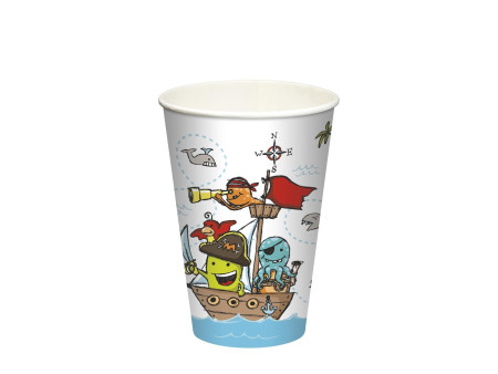 PAPSTAR Gobelet en carton 'Pirates', 0,2 l