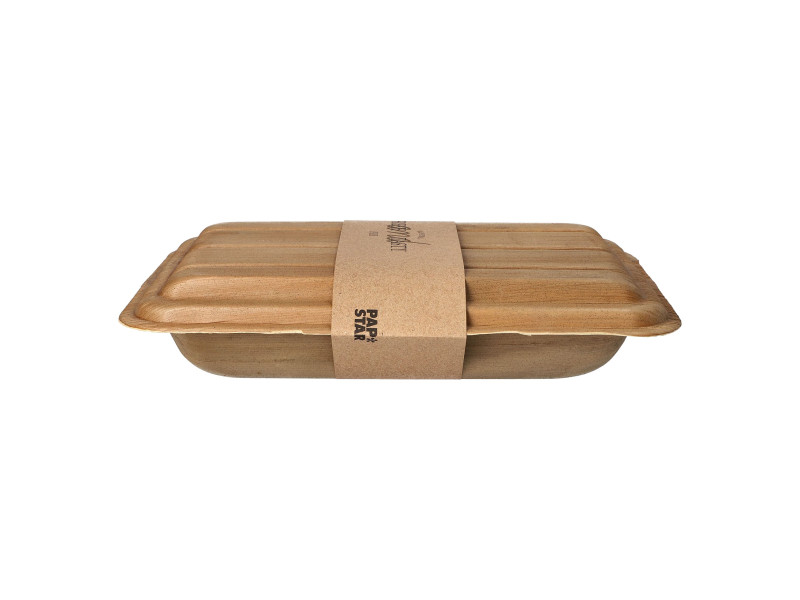 PAPSTAR Barquette pour snack 'pure', 255 x 175 x 65 mm
