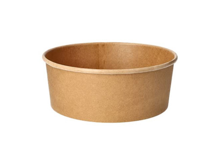 PAPSTAR Bol à salade 'pure', rond, 1300 ml, brun