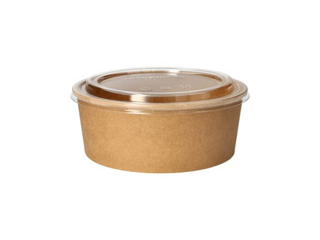 PAPSTAR Bol à salade 'pure', rond, 1300 ml, brun