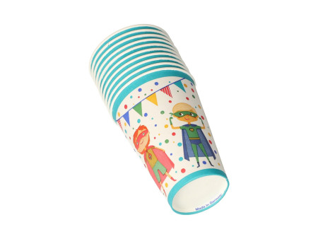 PAPSTAR Gobelet en carton 'Super héros', 0,2 l