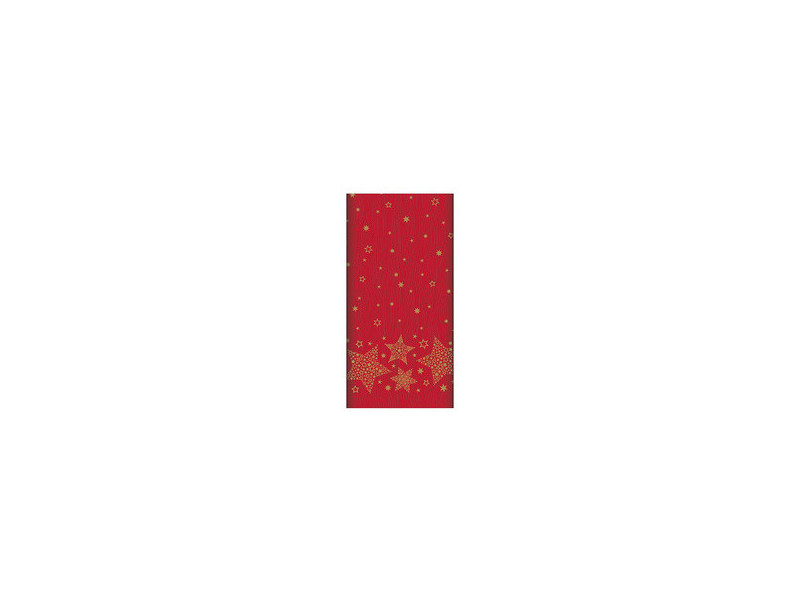 PAPSTAR Nappe pour Noël 'Christmas Shine', rouge