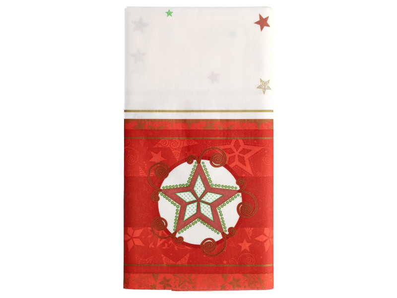 PAPSTAR Nappe pour Noël 'Heavenly Stars', blanc