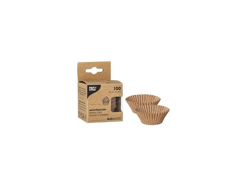 PAPSTAR Moule à pâtisserie, coques de cacao, 30 mm, naturel