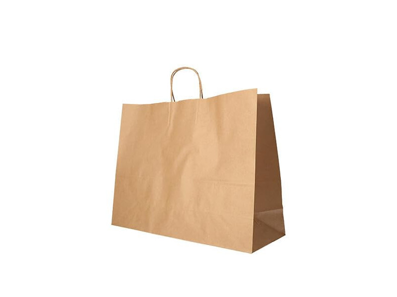 PAPSTAR Sac en papier, 270 x 320 x 215 mm, brun