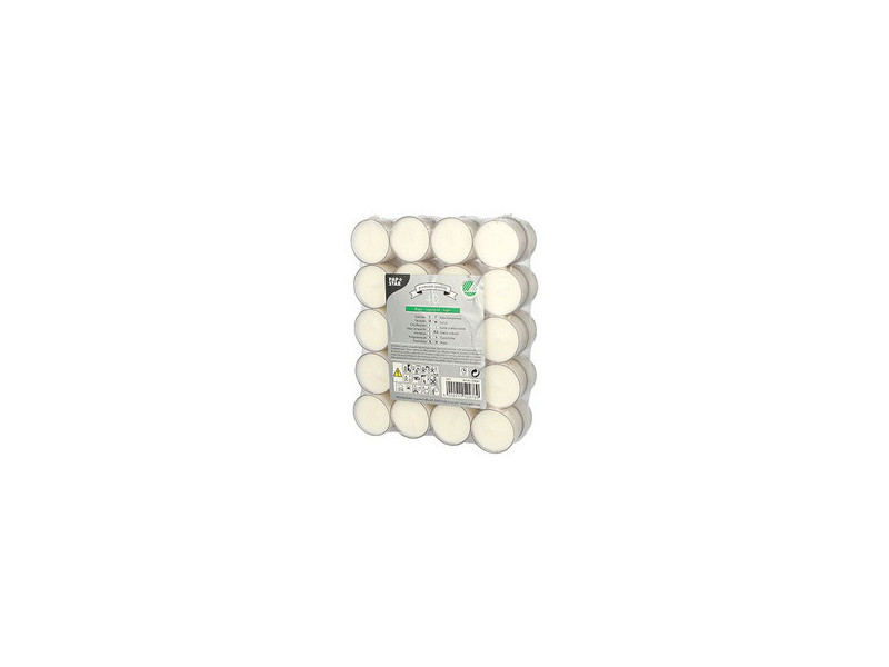 PAPSTAR Bougies chauffe-plat, diamètre: 38 mm, blanc