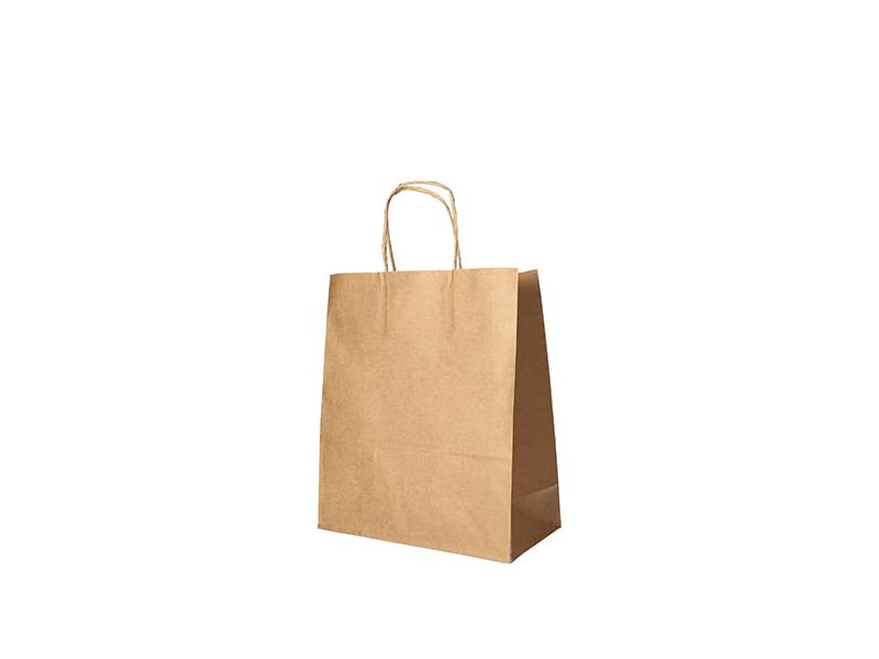 PAPSTAR Sac en papier, 280 x 220 x 100 mm, brun