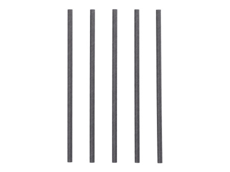 PAPSTAR Paille en papier 'pure', 250 mm, noir